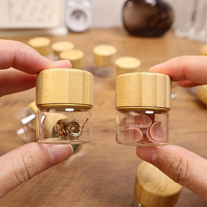 Mini Glass Dispenser Bottles