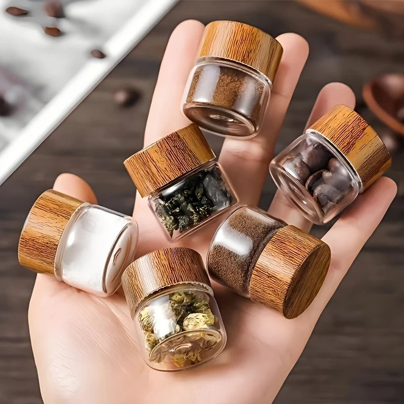 Mini Glass Dispenser Bottles