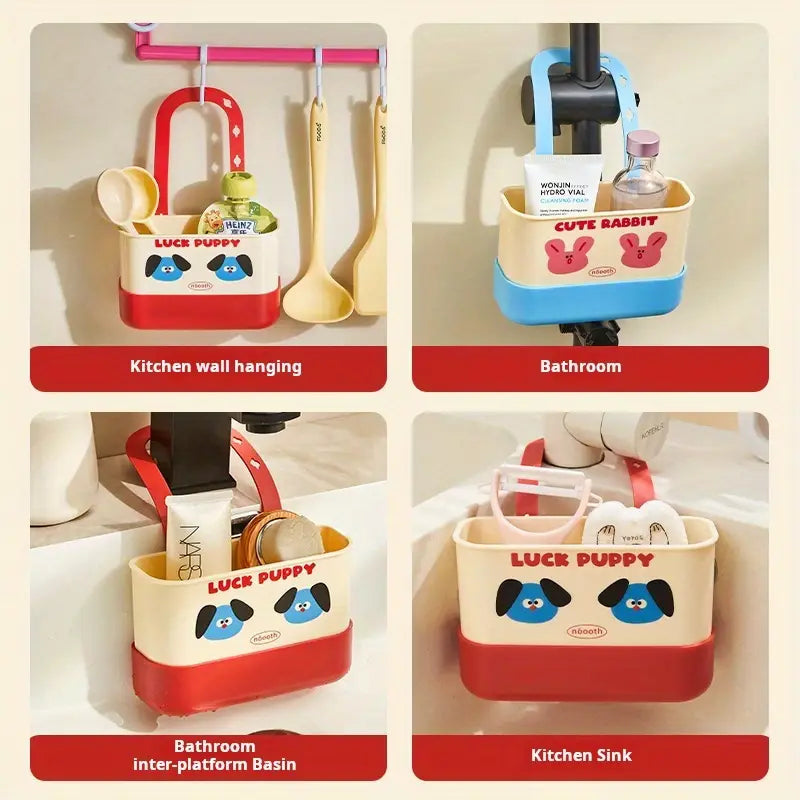 Multi-Function Dual Compartment Hanging Basket