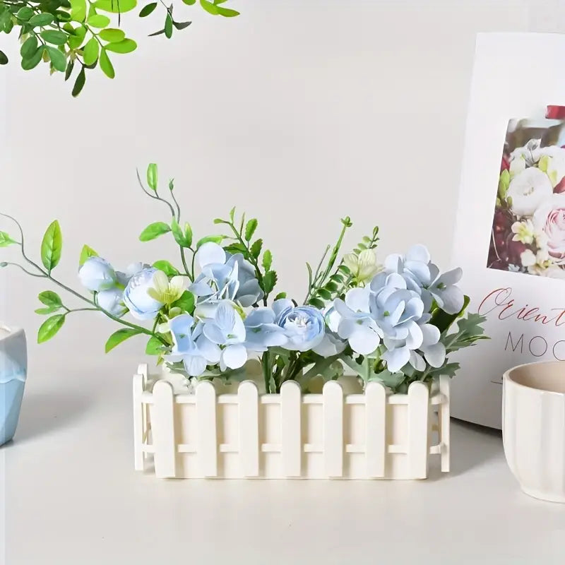 Decorative Picket Fence Flower Pot
