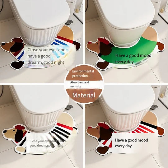 Cartoon Toilet Floor Mat