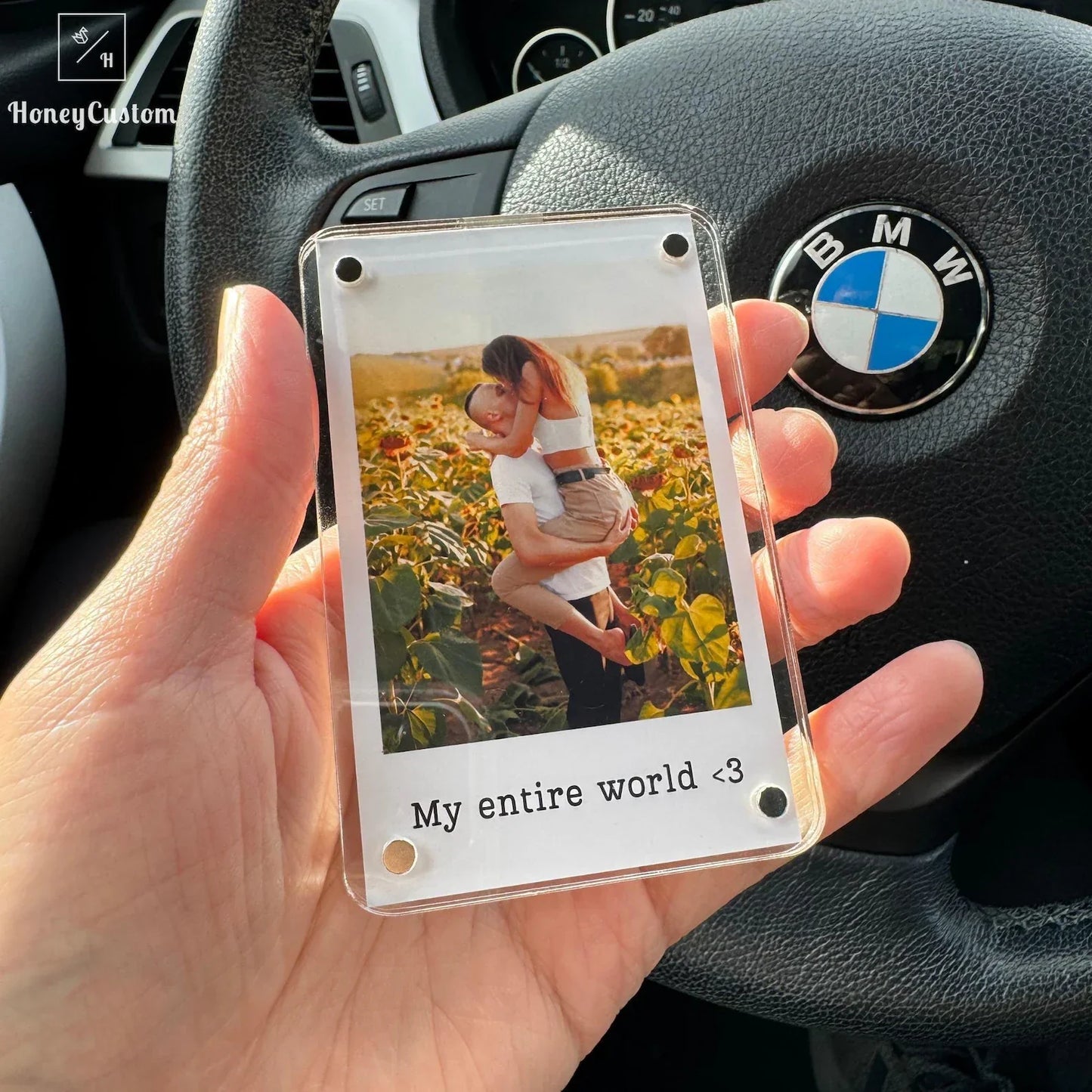 Personalized Photo Car Visor Clip ( No Photo Included )