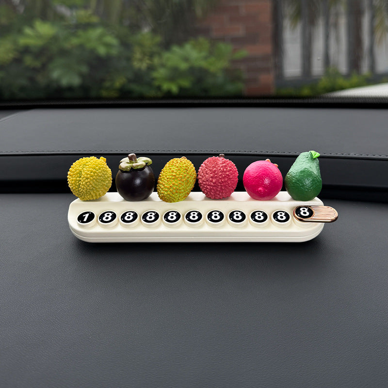 Mini Fruit Car Dashboard toy