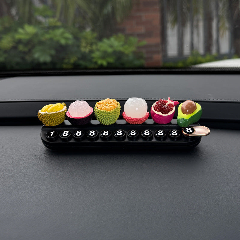 Mini Fruit Car Dashboard toy