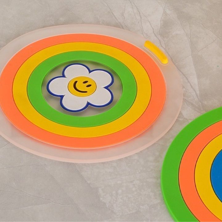 Cute Smiley Flower Drain Filter